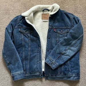 Levi Jean jacket Levi’s sherpa trucker jacket